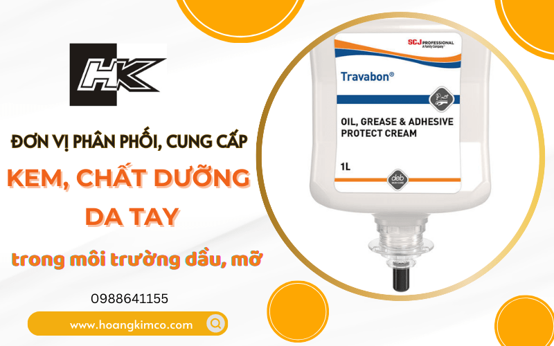 kem, chất dưỡng da tay trong môi trường dầu, mỡ 